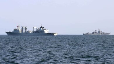 Chinese Navy warship