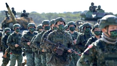 Taiwanese soldiers