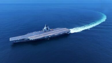 China warship