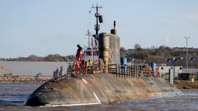 Babcock's works on Trafalgar-class submarine.